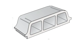 Bovedilla de hormigón para forjado